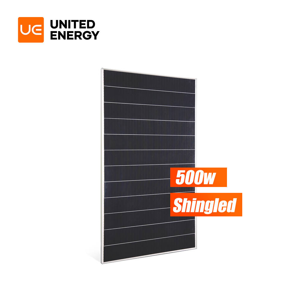 لوحة الطاقة الشمسية المتشابكة 500 وات 500 وات وحدة الطاقة الشمسية أحادية التداخل