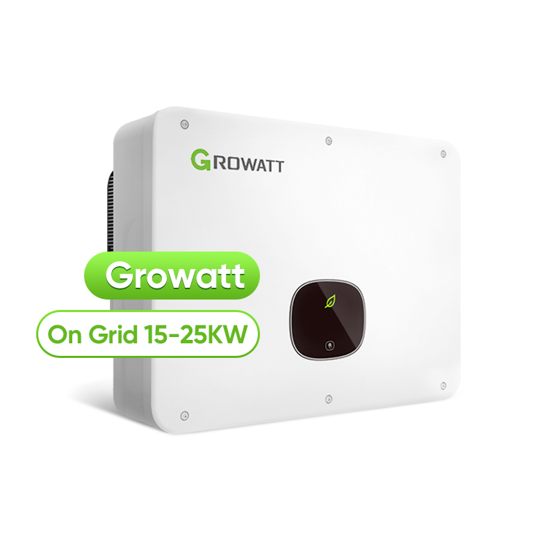 Growatt على الشبكة العاكس 15Kw 20Kw 25kw الشركة المصنعة للطاقة الشمسية الألواح العاكس