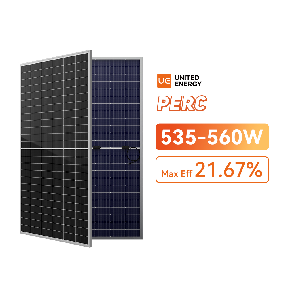 لوحة شمسية صناعية ثنائية الوجه 550 وات للبيع 535-560W