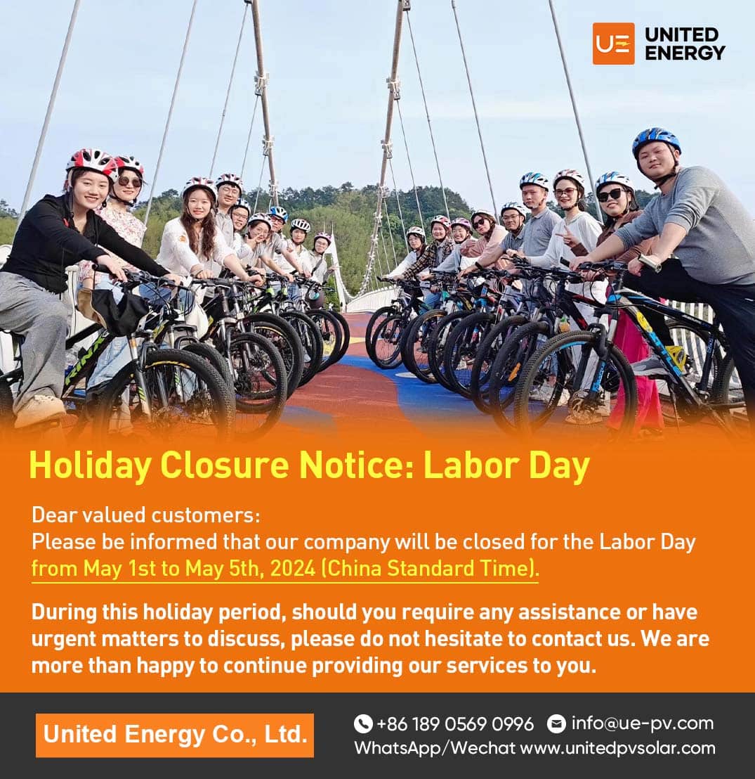 إشعار إغلاق العطلة: عيد العمال العالمي