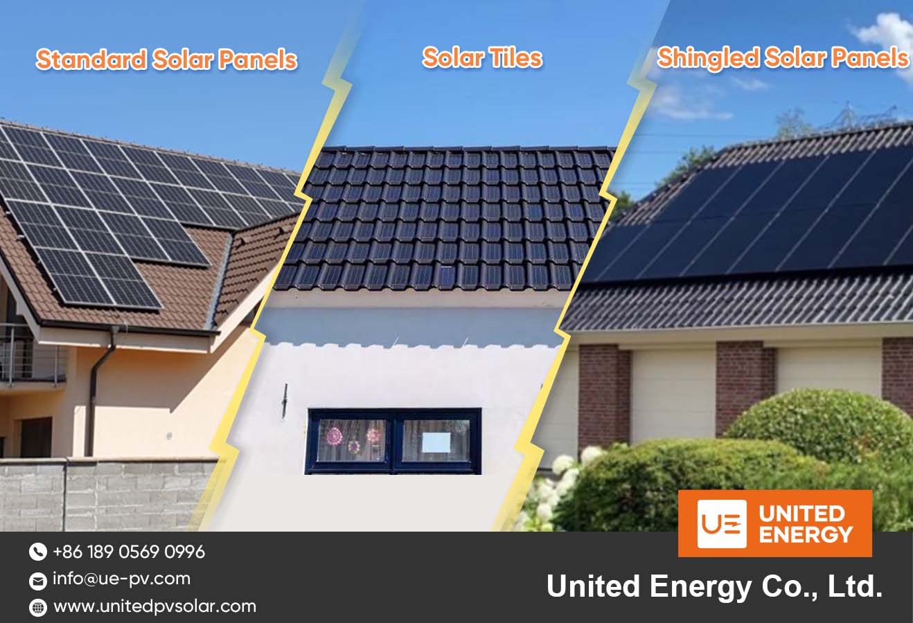 الألواح الشمسية المتشابكة VS. بلاط الطاقة الشمسية VS. الألواح الشمسية القياسية